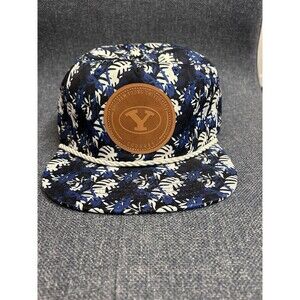 Zephyr NCAA BYU Cougars Kona TOA Leather Patch SnapBack Hat Brigham Young NWT